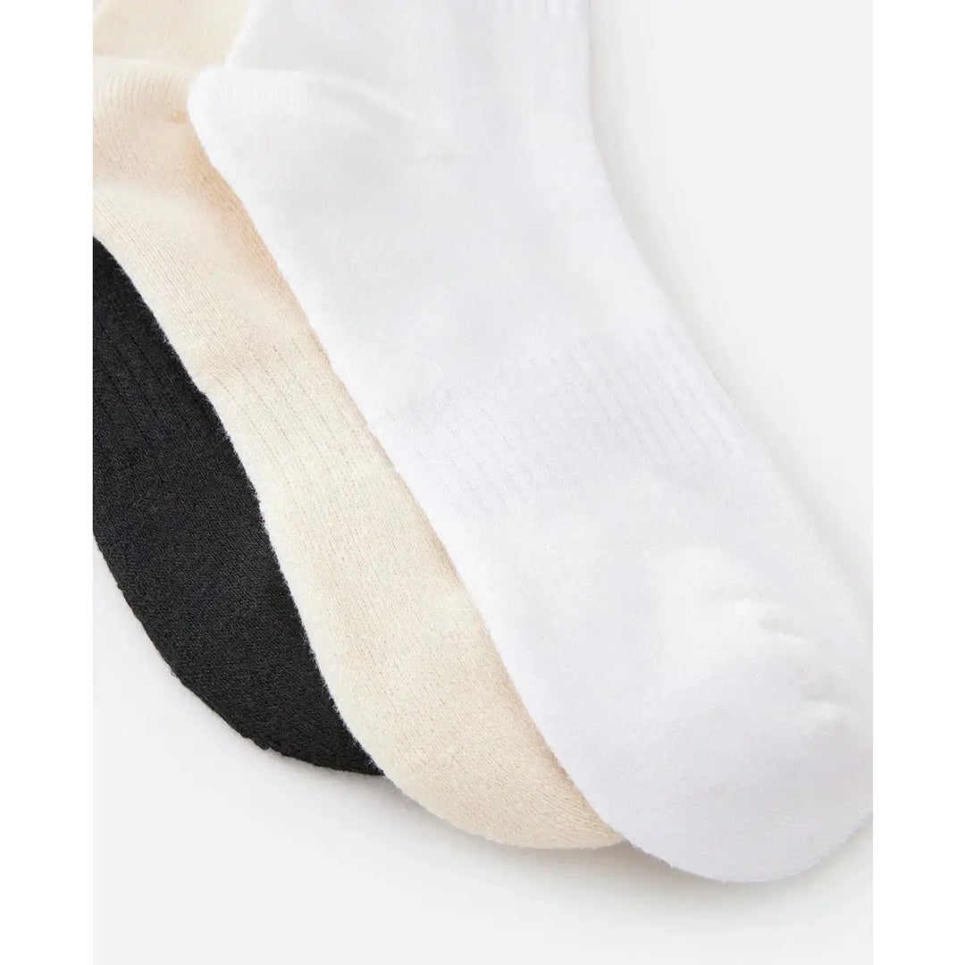 Rip Curl Logo Crew Socks 3 Pack 