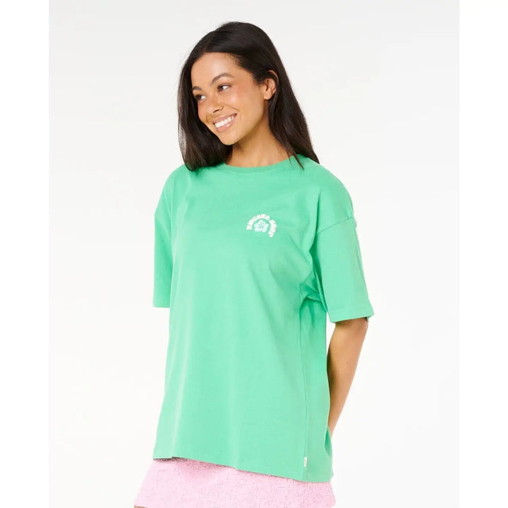 Rip Curl Luxe Surf Heritage T-Shirt Irish Green S 