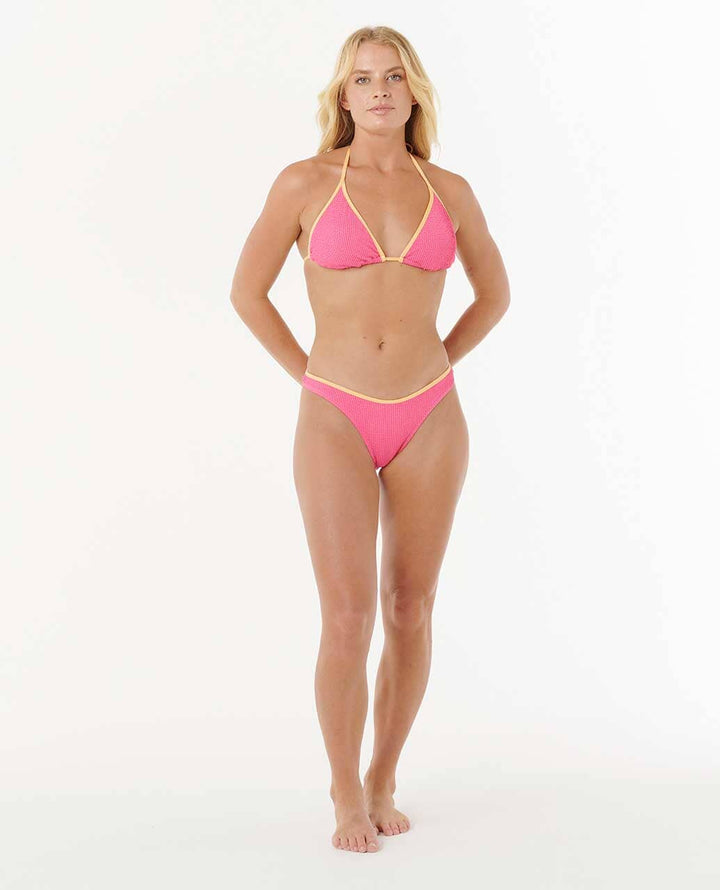 Rip Curl Luxe Surf High Cut Cheeky D-DD Sliding Bikini 