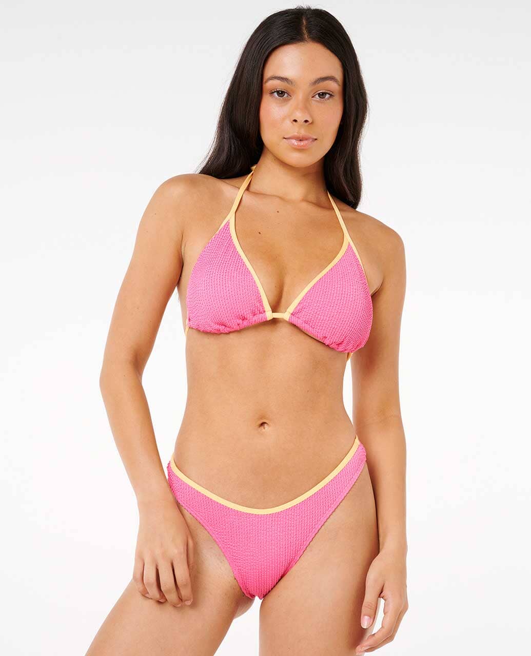 Rip Curl Luxe Surf High Cut Cheeky D-DD Sliding Bikini 
