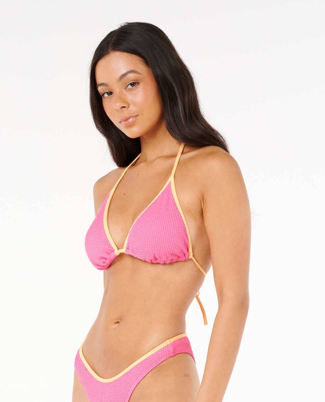 Rip Curl Luxe Surf High Cut Cheeky D-DD Sliding Bikini 
