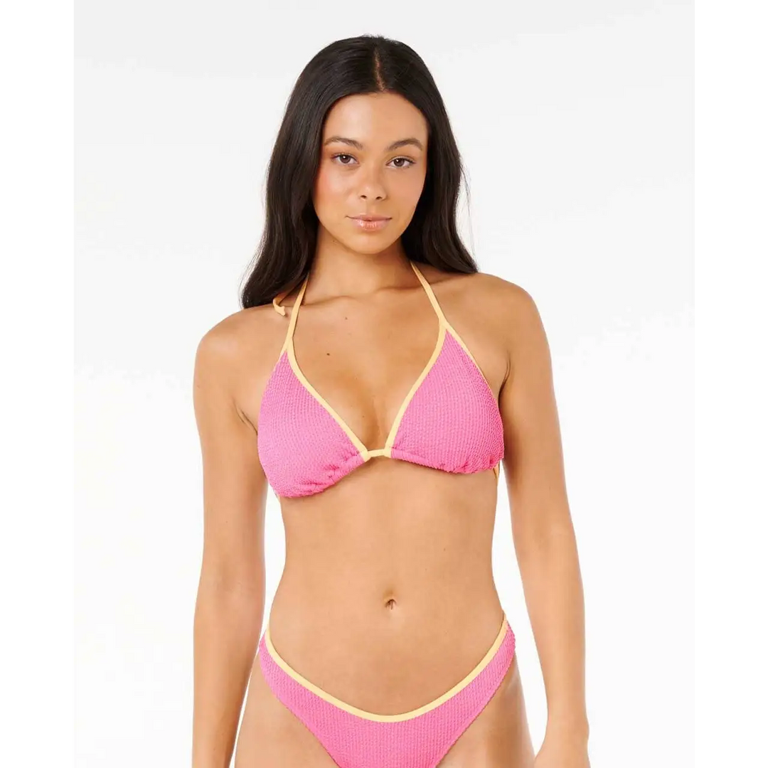 Rip Curl Luxe Surf High Cut Cheeky D-DD Sliding Bikini 
