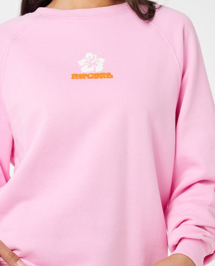 Rip Curl Luxe Surf Raglan Relaxed Crew 