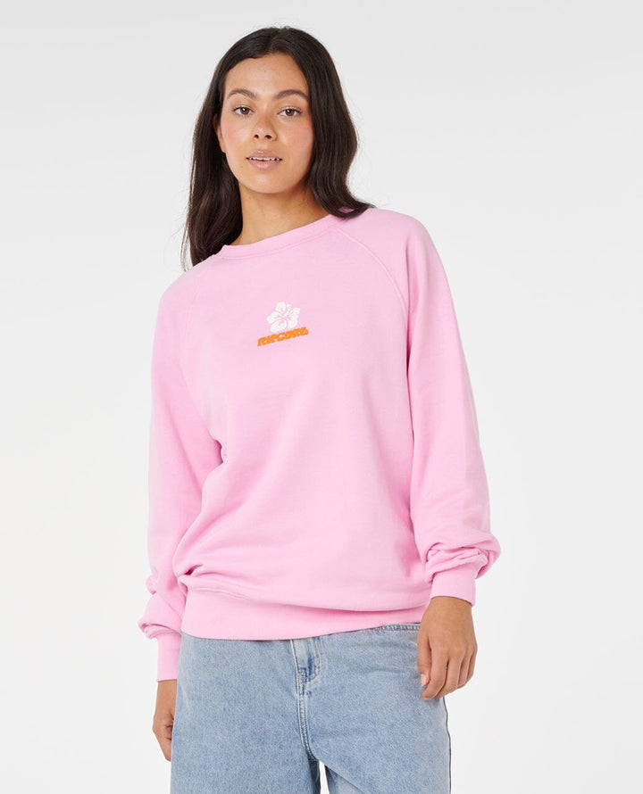 Rip Curl Luxe Surf Raglan Relaxed Crew 