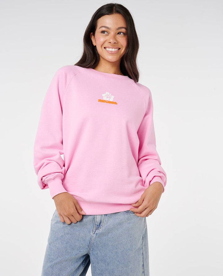 Rip Curl Luxe Surf Raglan Relaxed Crew 