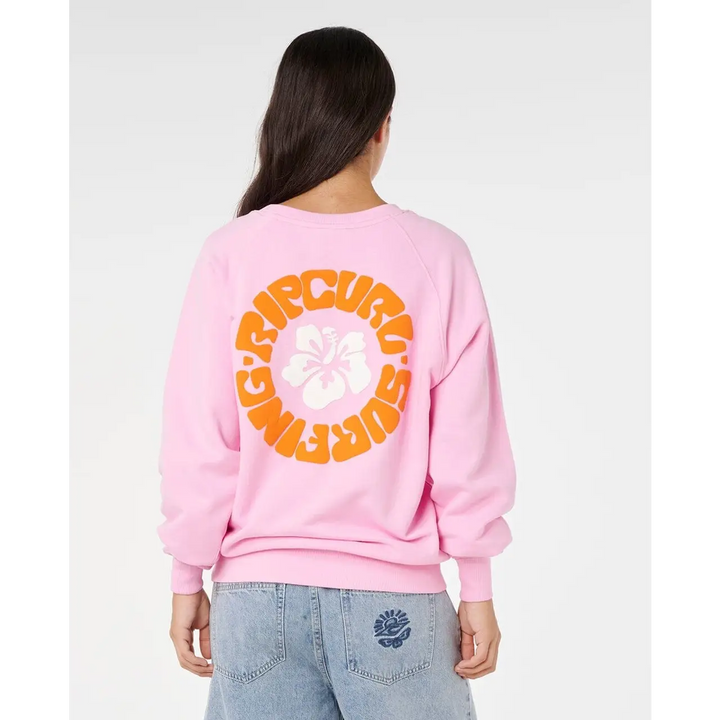 Rip Curl Luxe Surf Raglan Relaxed Crew 