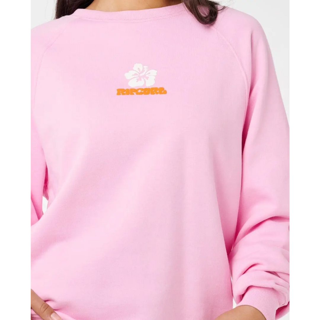 Rip Curl Luxe Surf Raglan Relaxed Crew 