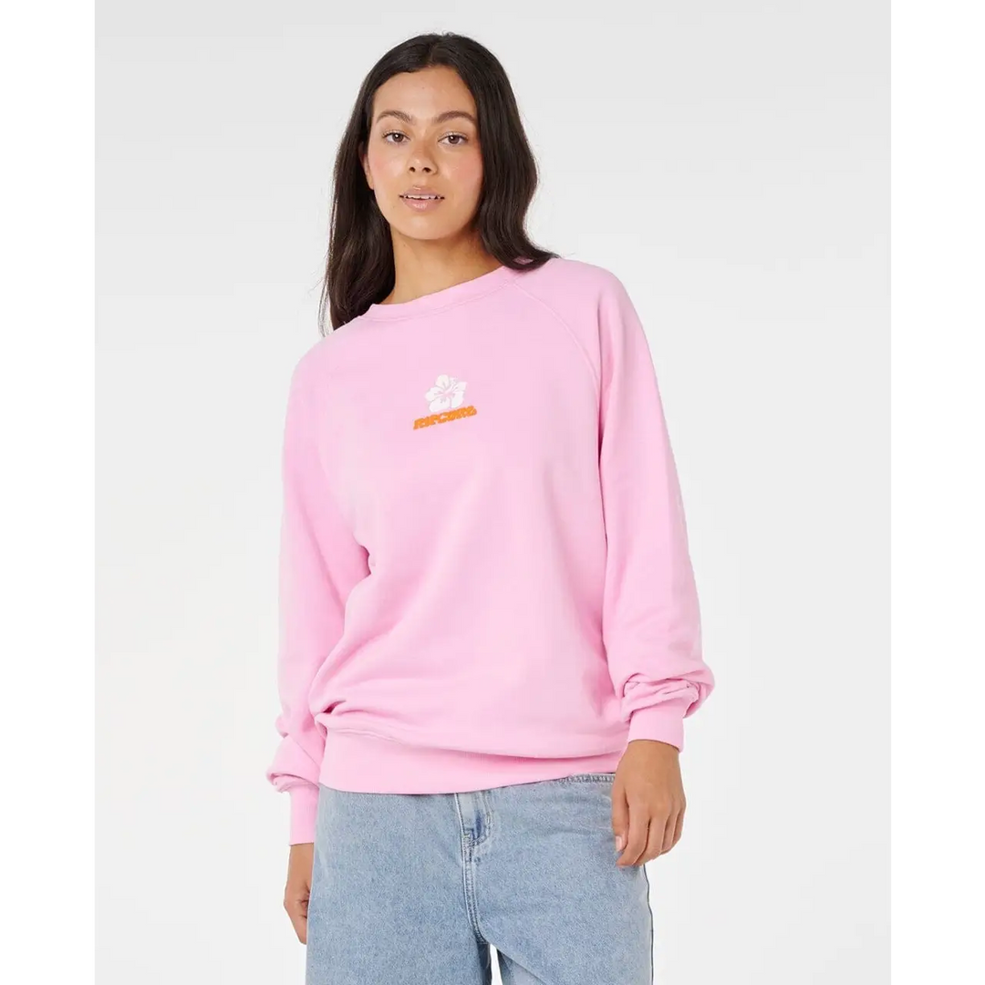 Rip Curl Luxe Surf Raglan Relaxed Crew 
