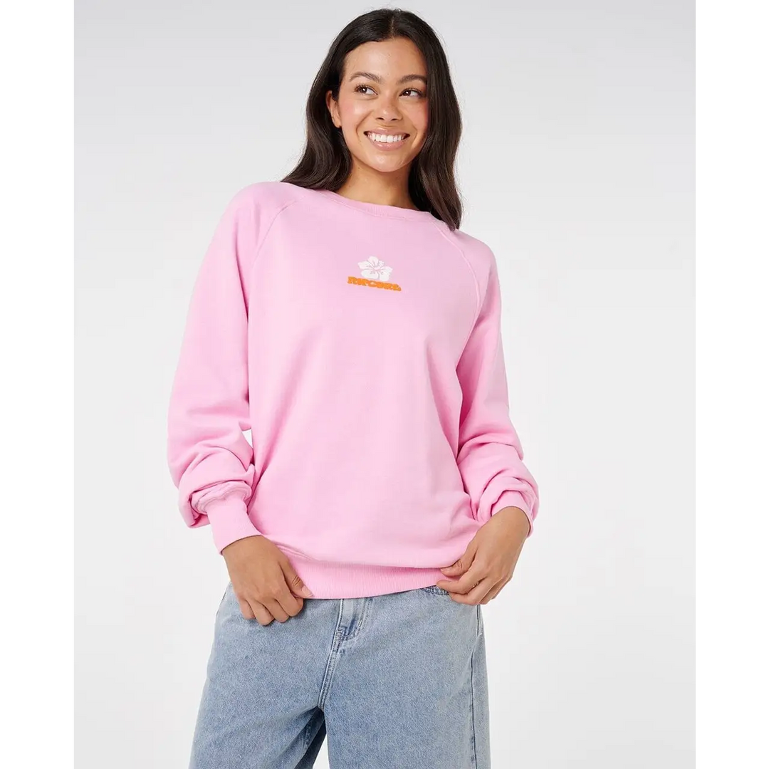 Rip Curl Luxe Surf Raglan Relaxed Crew 