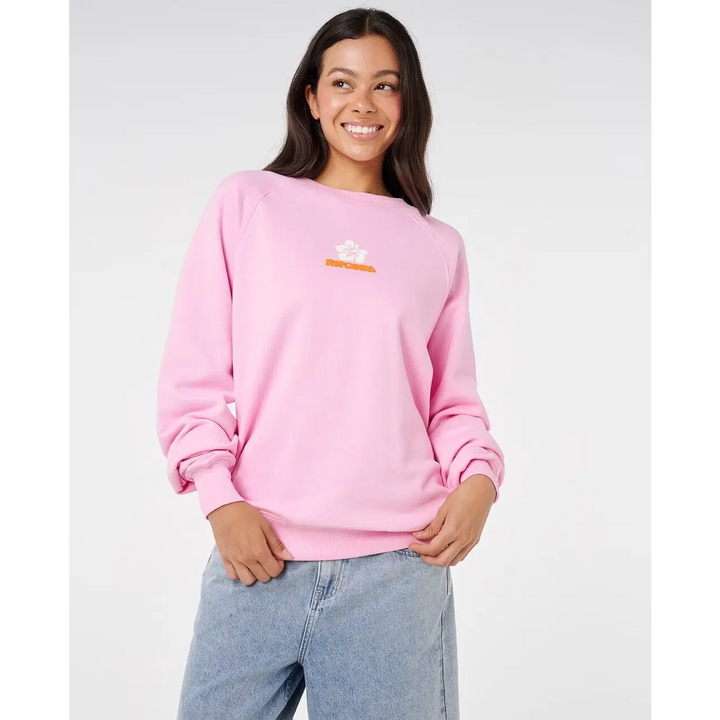 Rip Curl Luxe Surf Raglan Relaxed Crew 