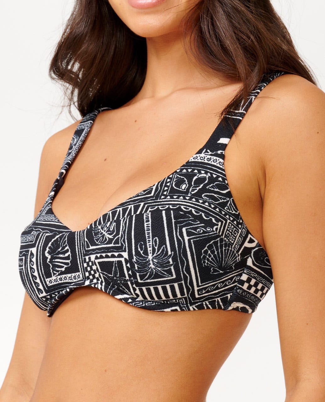 Rip Curl Mermaid Beach Full Coverage D-DD Crop Bikini 