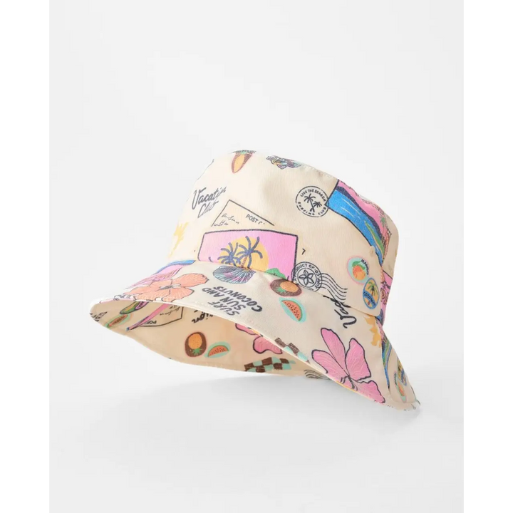 Rip Curl Mixed UPF50 Bucket Hat - Off White 