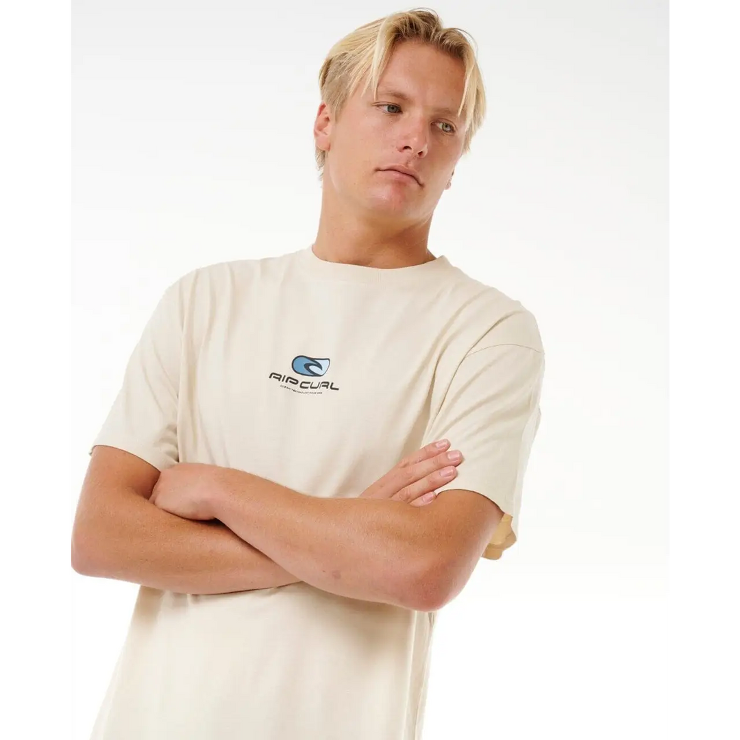 Rip Curl Pill Icon T-Shirt - Vintage White 