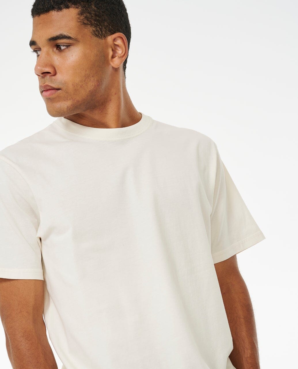 Rip Curl Plain Wash T-Shirt - Bone 