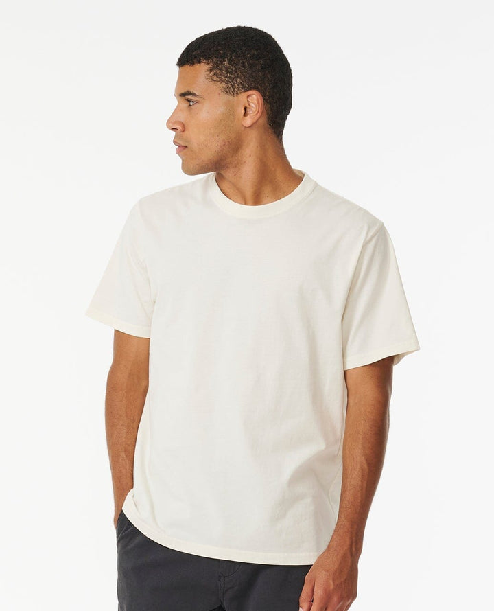 Rip Curl Plain Wash T-Shirt - Bone 