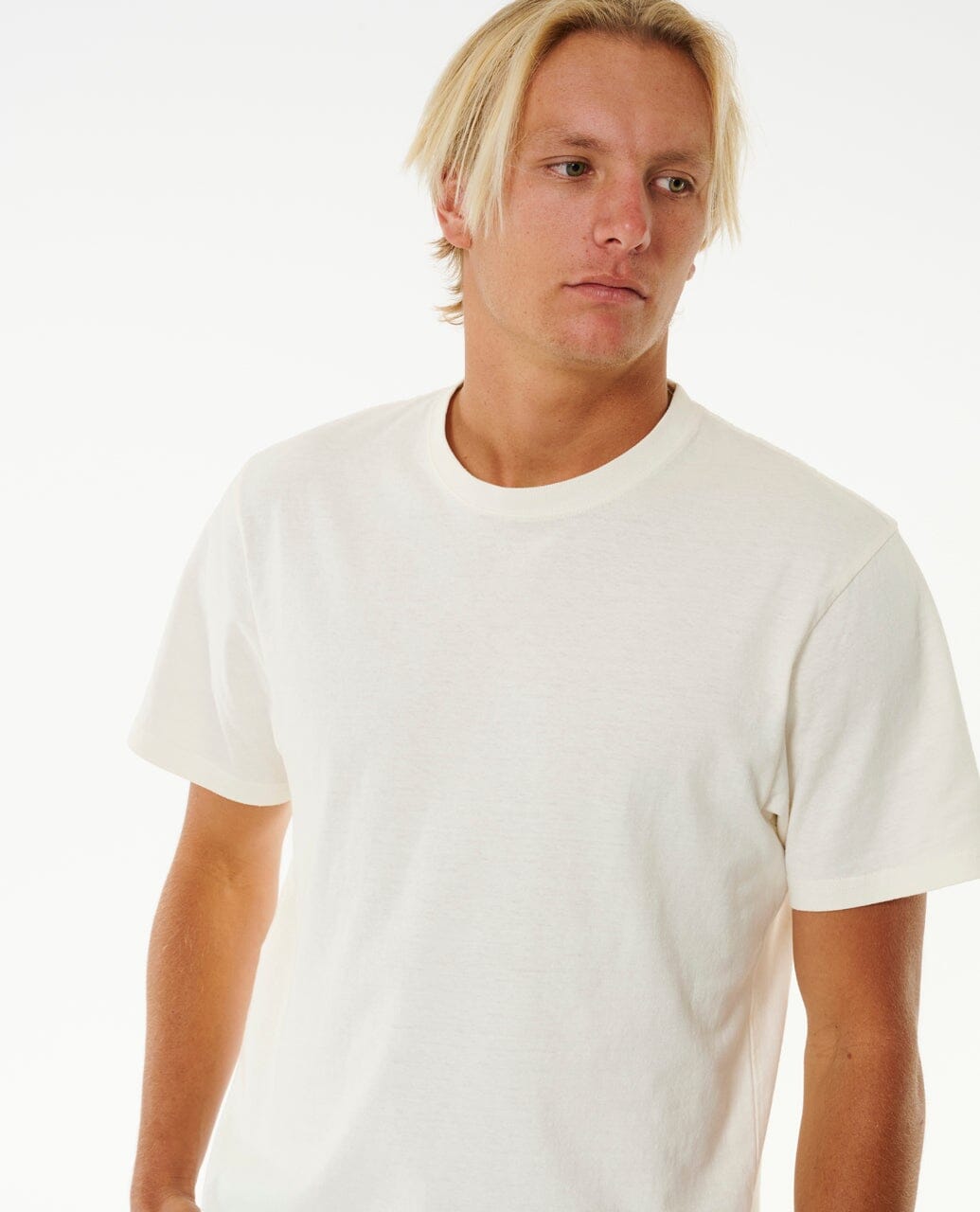 Rip Curl Plain Wash T-Shirt - Bone 