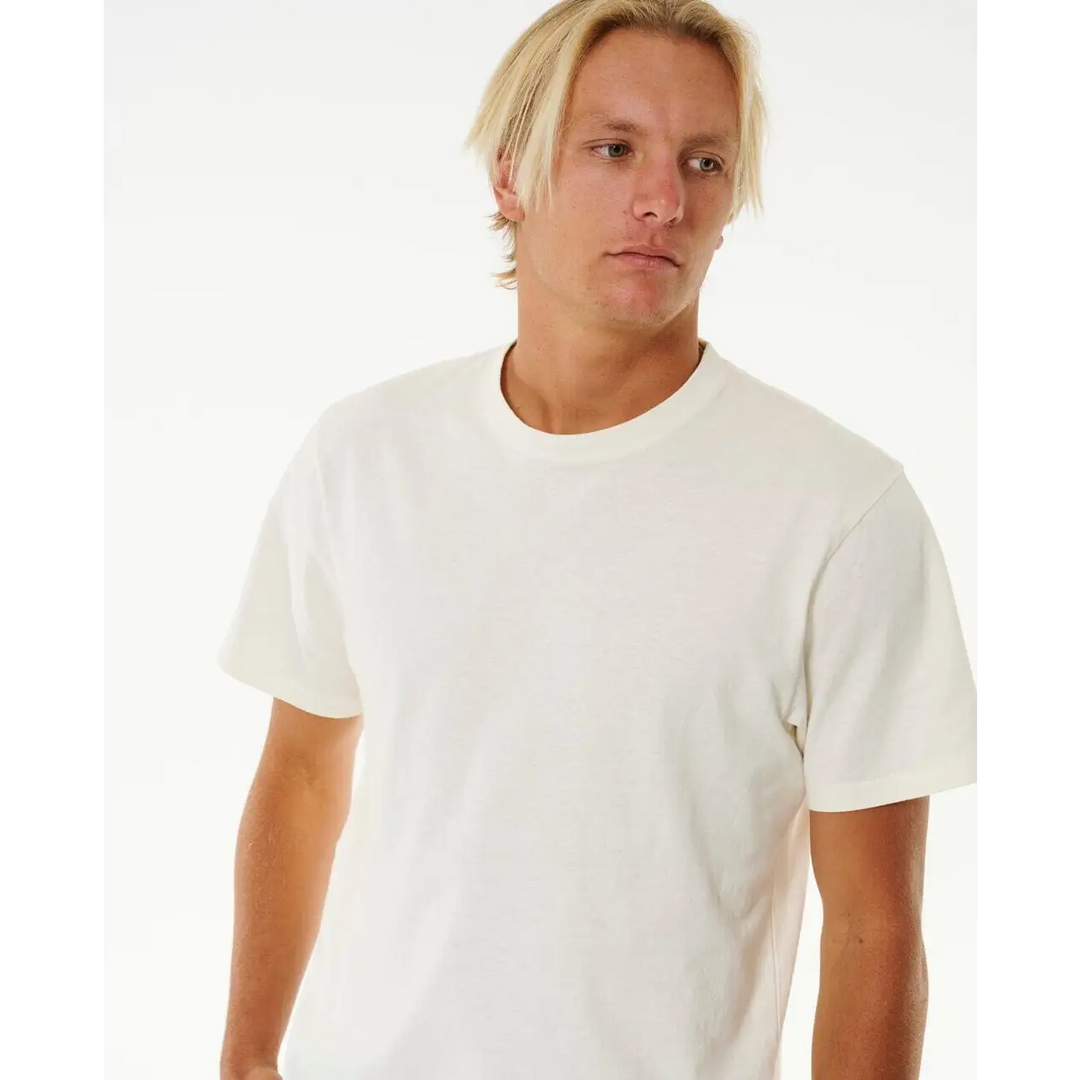 Rip Curl Plain Wash T-Shirt - Bone 