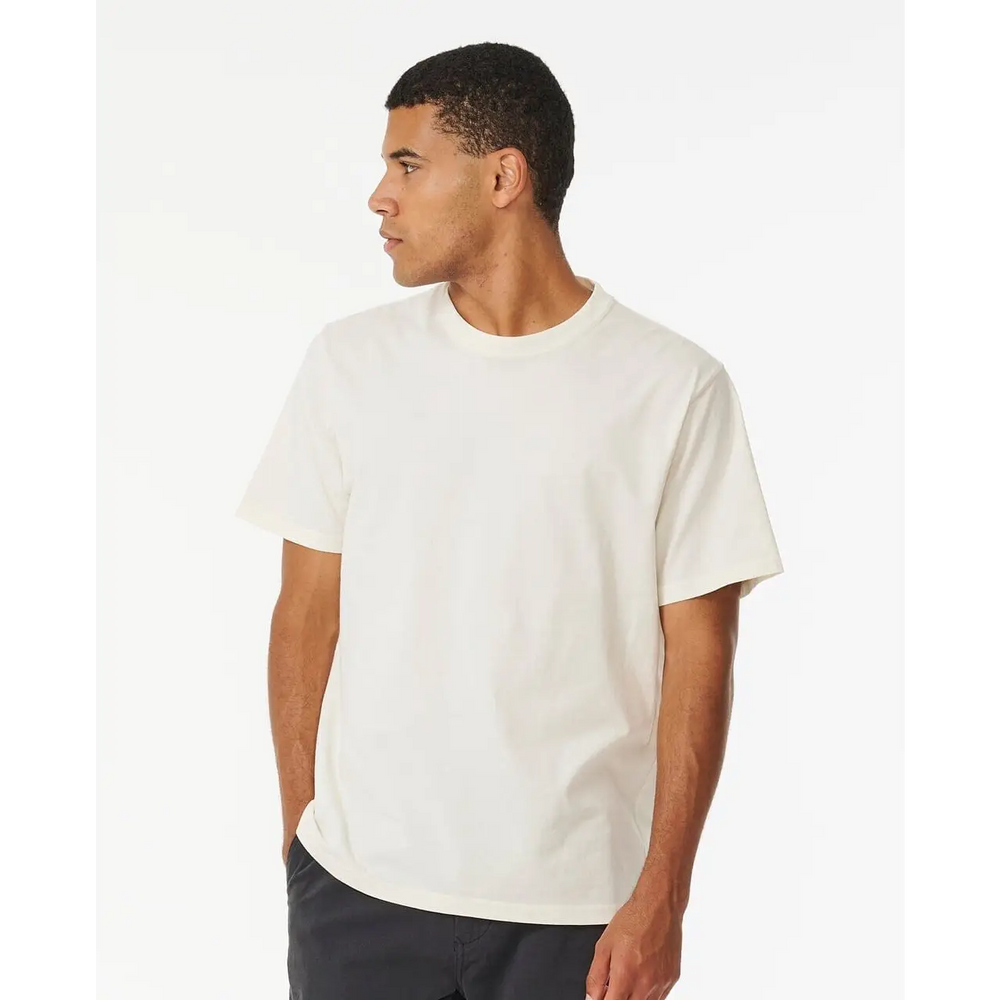 Rip Curl Plain Wash T-Shirt - Bone 