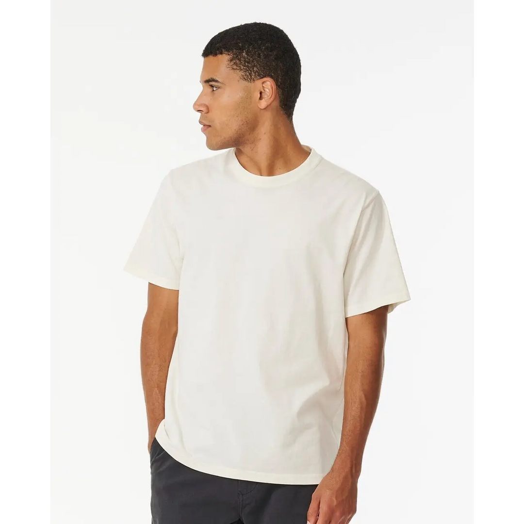 Rip Curl Plain Wash T-Shirt - Bone 