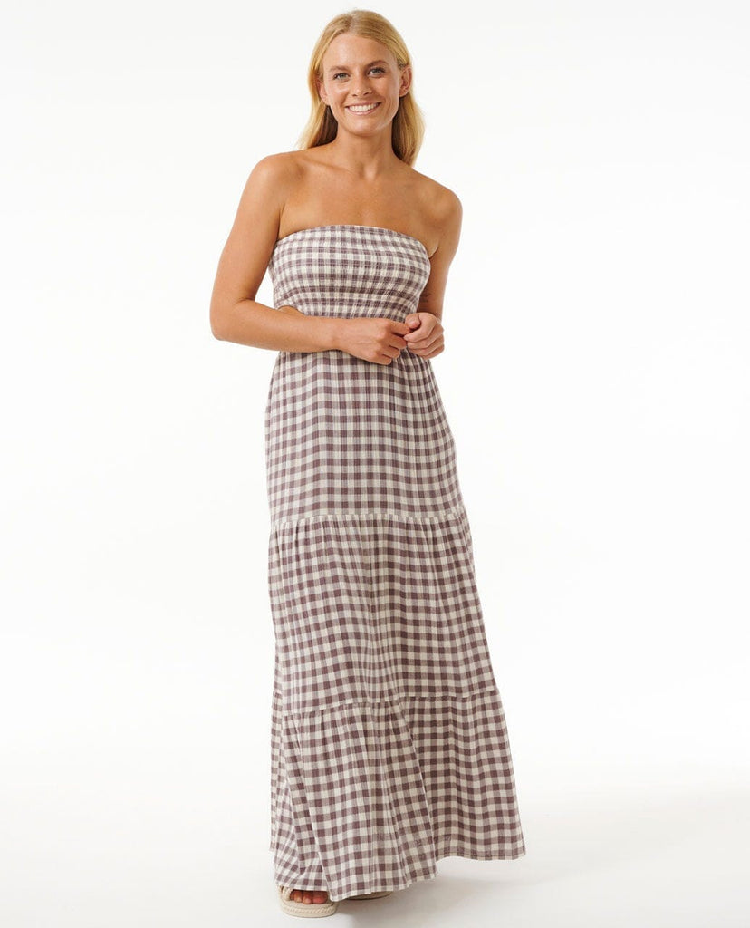 Rip Curl Premium Surf Check Maxi Dress 