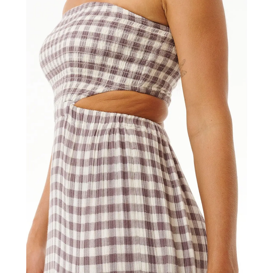 Rip Curl Premium Surf Check Maxi Dress 