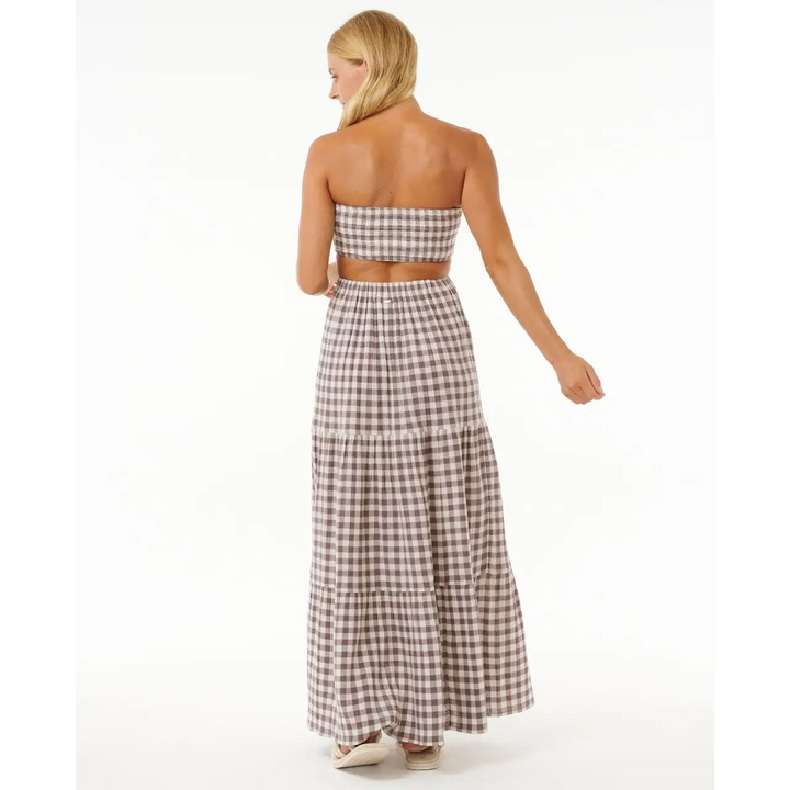 Rip Curl Premium Surf Check Maxi Dress 