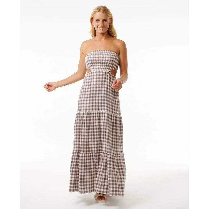 Rip Curl Premium Surf Check Maxi Dress 