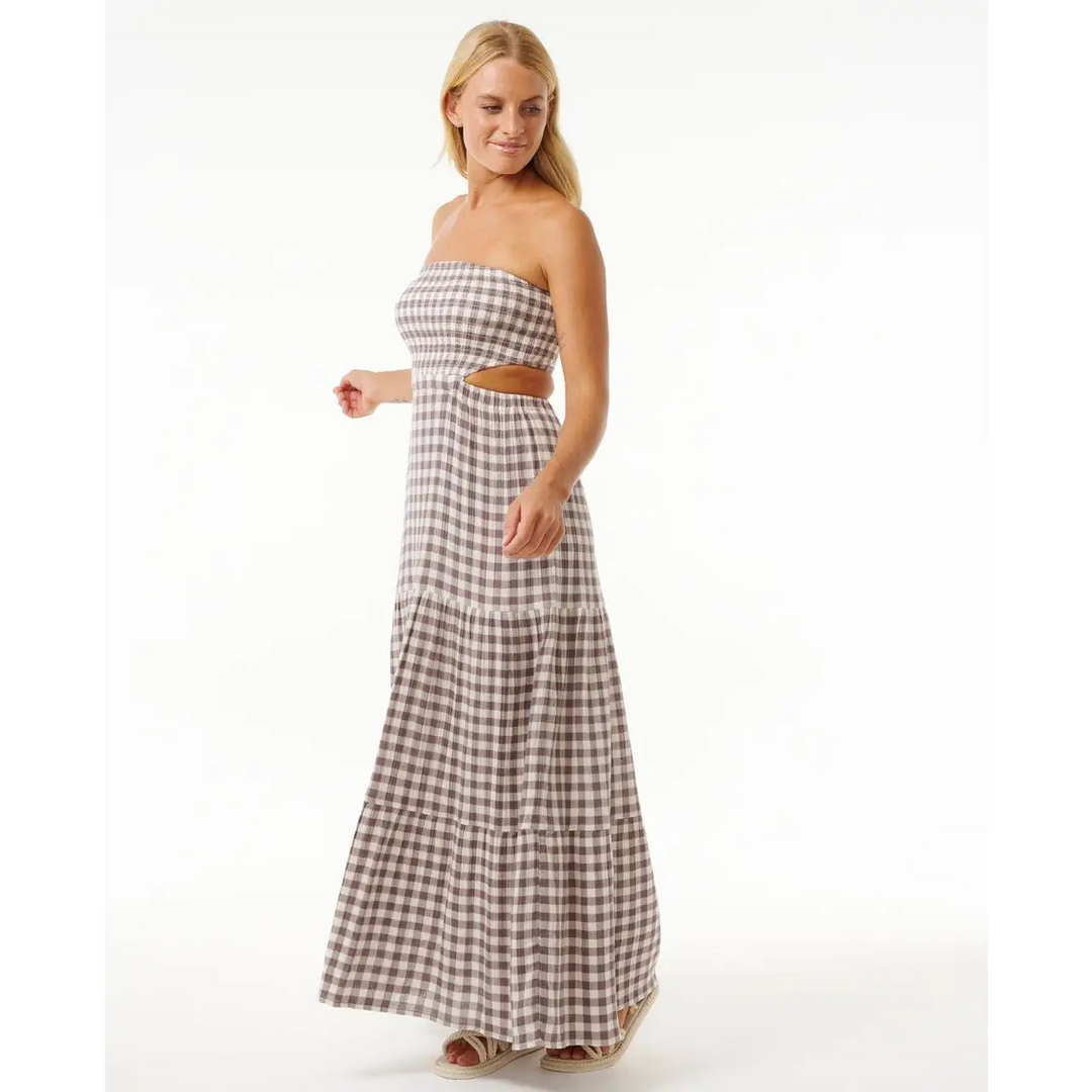 Rip Curl Premium Surf Check Maxi Dress 