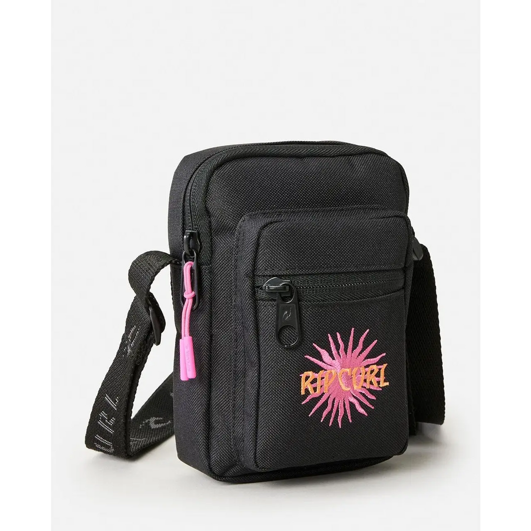 Rip Curl Search Crossbody Bag Black / Pink 