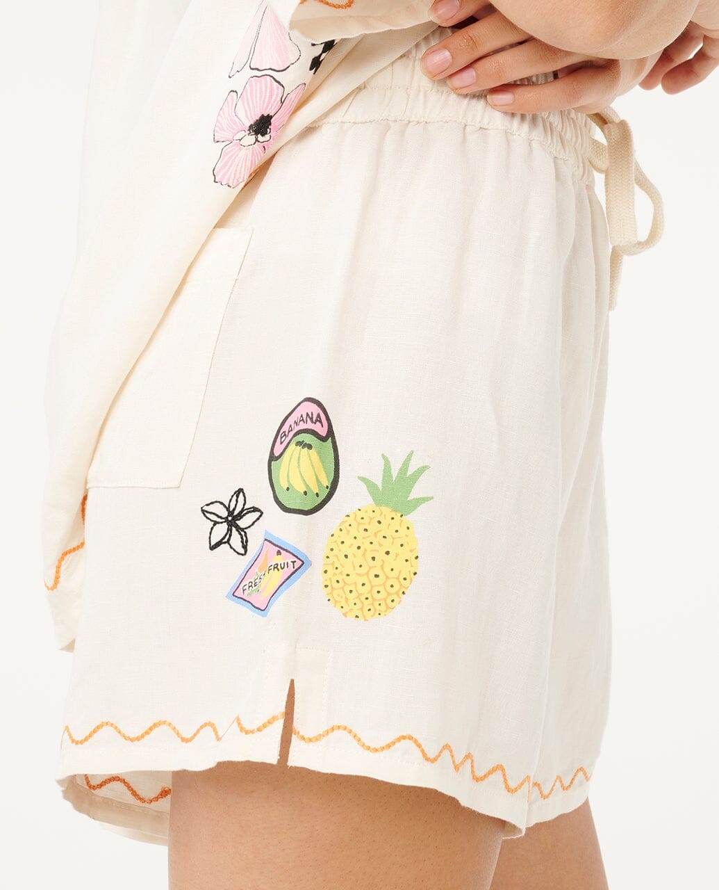 Rip Curl Sunset Luau Embroidered Shorts 