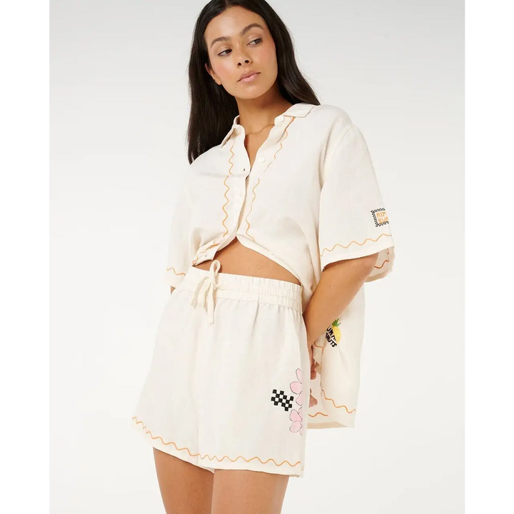 Rip Curl Sunset Luau Embroidered Shorts 