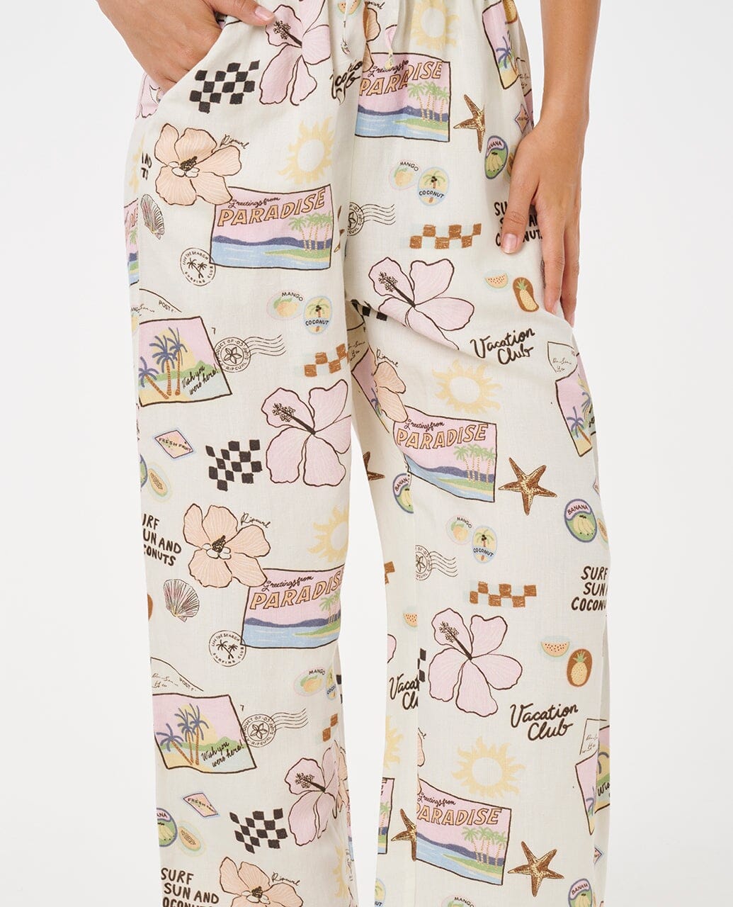 Rip Curl Sunset Luau Wide Leg Pants 