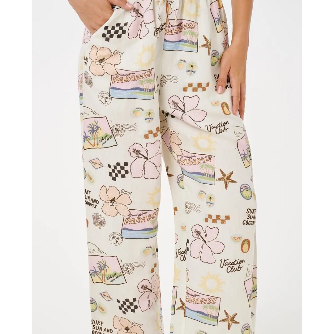 Rip Curl Sunset Luau Wide Leg Pants 