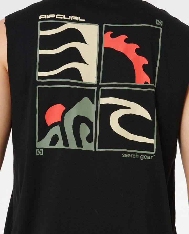 Rip Curl Vaporcool Search Peaks Muscle 