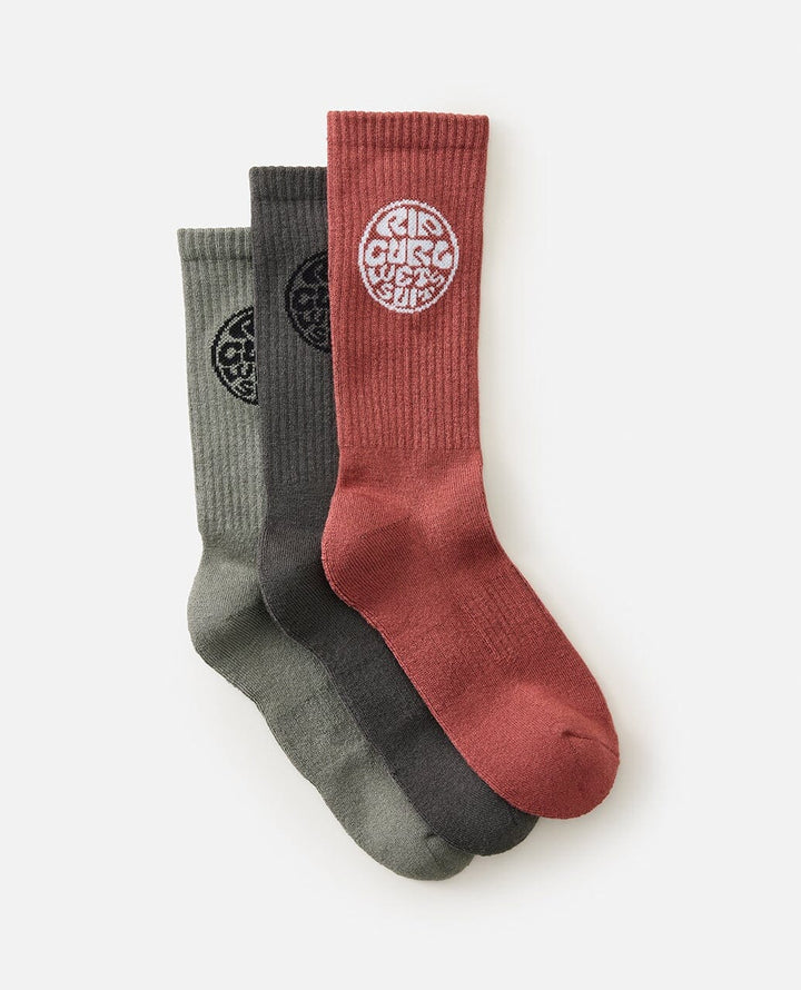 Rip Curl Wetty Crew Socks 3 Pack 
