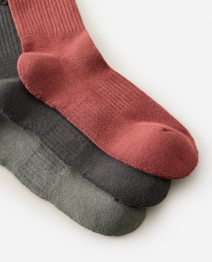 Rip Curl Wetty Crew Socks 3 Pack 