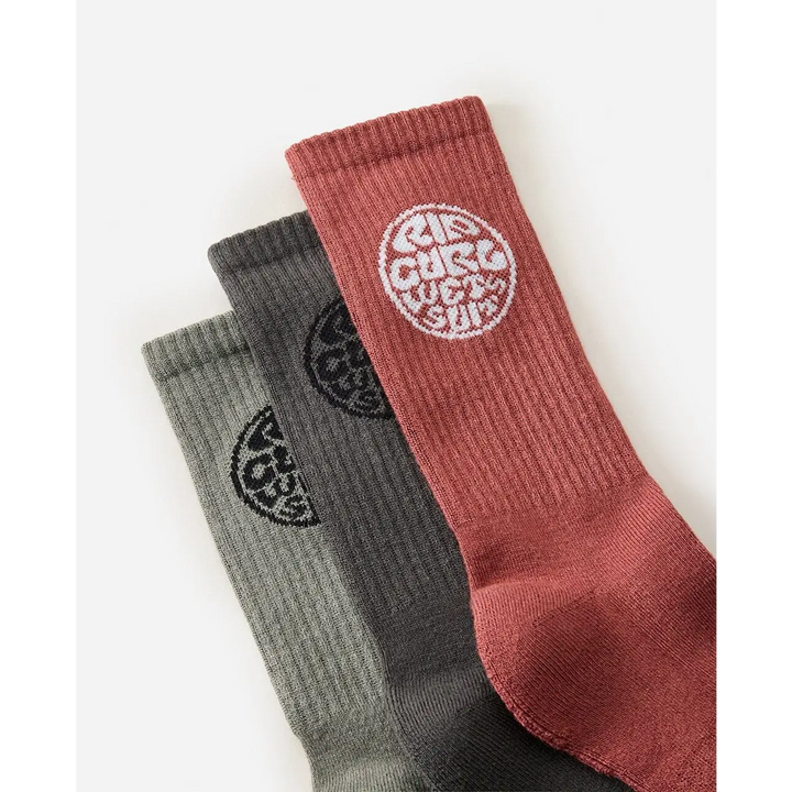 Rip Curl Wetty Crew Socks 3 Pack 