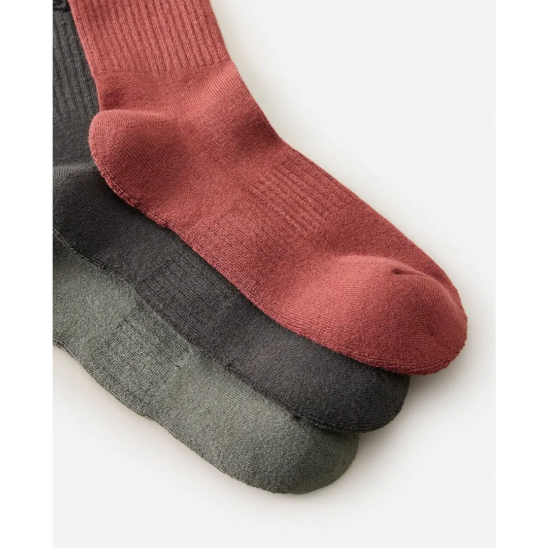 Rip Curl Wetty Crew Socks 3 Pack 