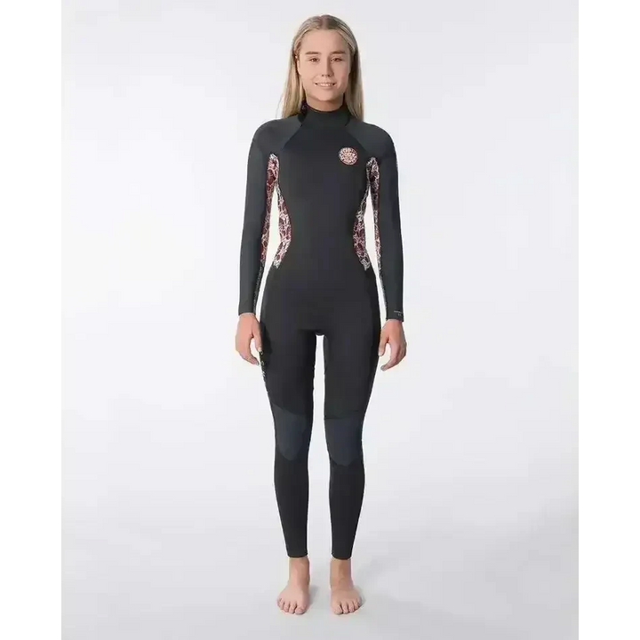 RIP CURL WOMENS DAWN PATROL 3/2 BACK ZIP WETSUIT