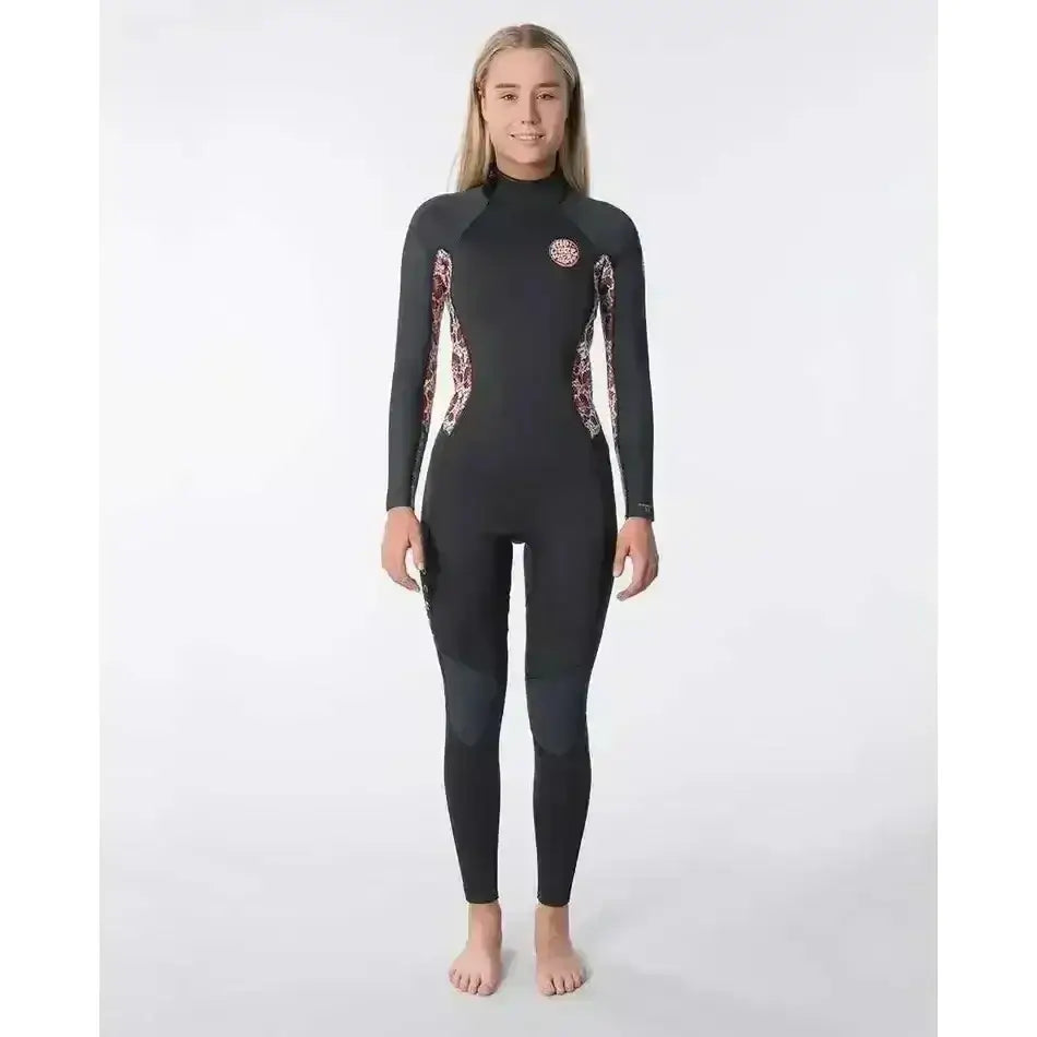 RIP CURL WOMENS DAWN PATROL 3/2 BACK ZIP WETSUIT