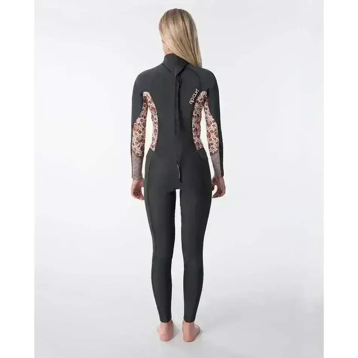 RIP CURL WOMENS DAWN PATROL 3/2 BACK ZIP WETSUIT 