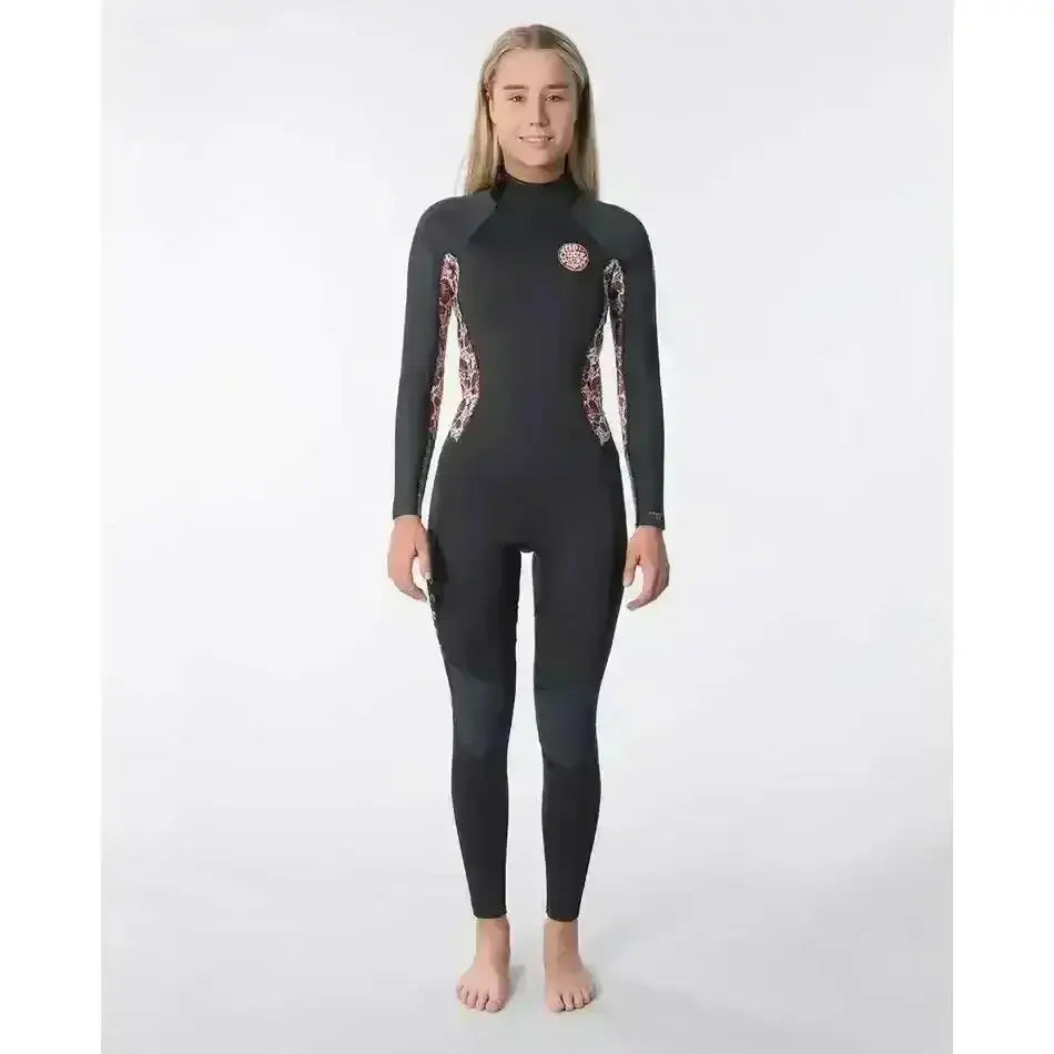 RIP CURL WOMENS DAWN PATROL 3/2 BACK ZIP WETSUIT