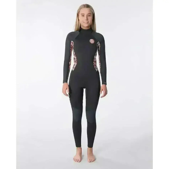 RIP CURL WOMENS DAWN PATROL 3/2 BACK ZIP WETSUIT