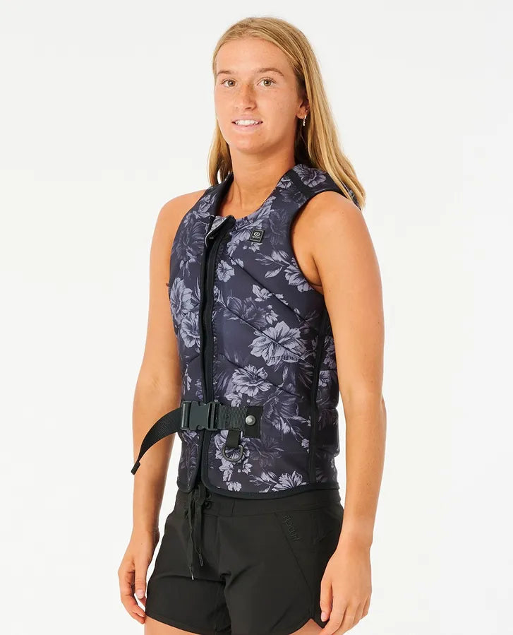 Rip Curl Womens Dawn Patrol Pro Buoy Vest - Black / Black 