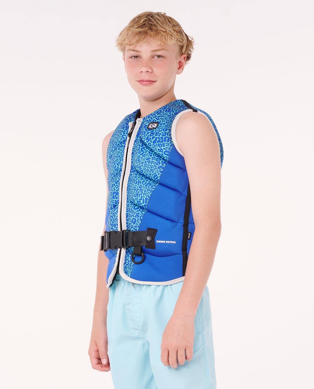 Rip Curl Youth Dawn Patrol Buoy Vest Blue 4-6Y 
