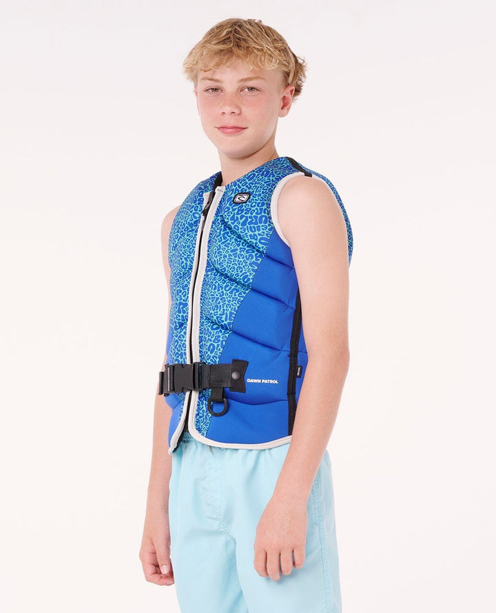 Rip Curl Youth Dawn Patrol Buoy Vest Blue 4-6Y 