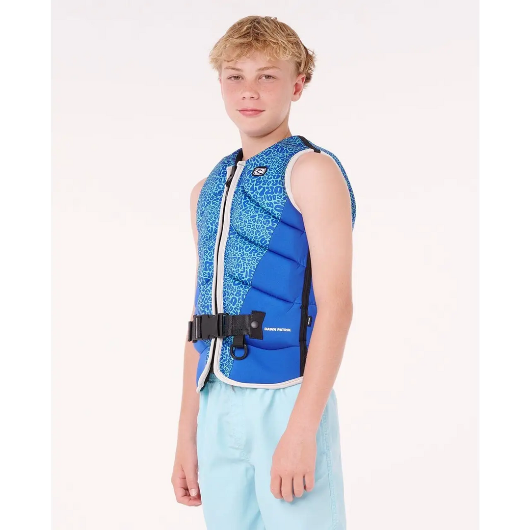 Rip Curl Youth Dawn Patrol Buoy Vest Blue 4-6Y 