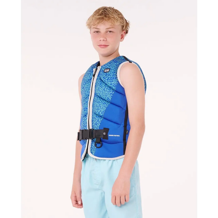 Rip Curl Youth Dawn Patrol Buoy Vest Blue 4-6Y 