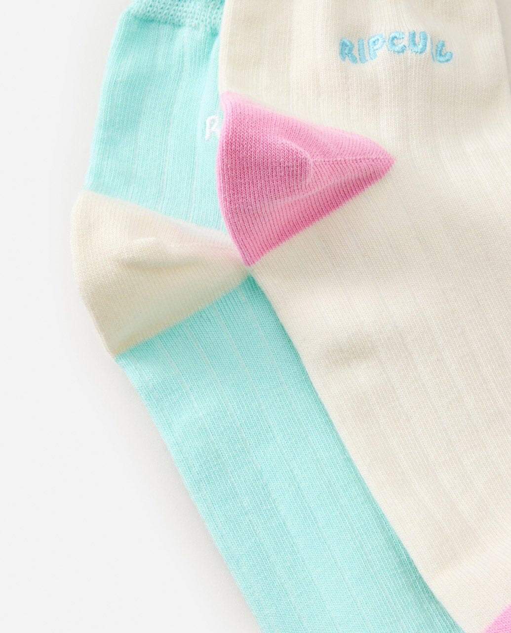 Rip Curl Youth Mixed 2-Pack Socks 