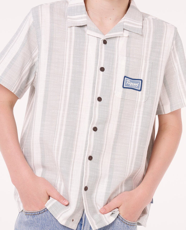 Rip Curl Youth Mod Cali Stripe Shirt 